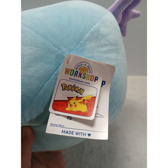 Pokémon Wooper Build A Bear 15" Plush Toy Nwt 2025 With Working Sounds! - Picture 3 of 5